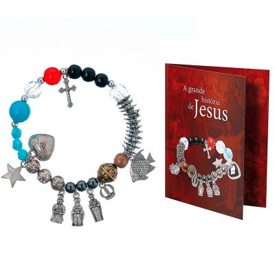 45 Pulseira Historia de Jesus